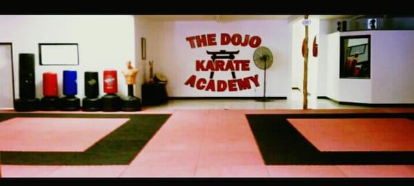 Dojo floor.