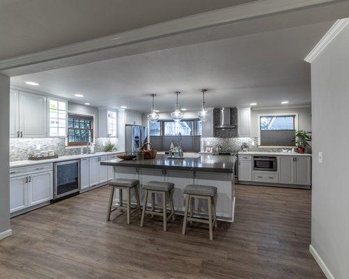 Bright and open kitchen