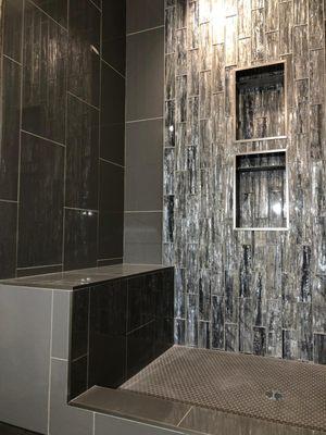 Tile Flooring and shower's