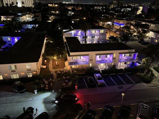 Hotel at night