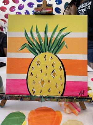 Pineapple painting