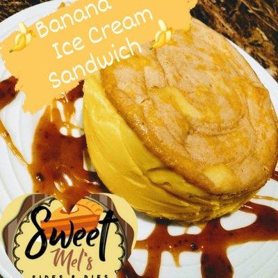 Sweet Mel's
Homemade 
Bonkers ~Banana Ice Cream Sandwich