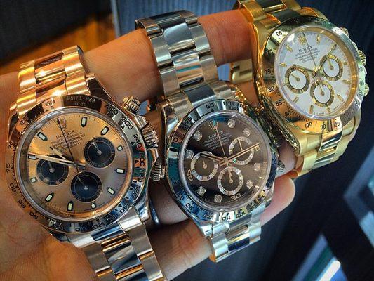 We Buy/Sell/Loan on fine watches!