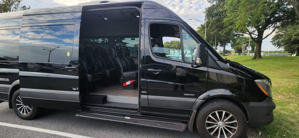 Side MB 14 Passenger Sprinter Van