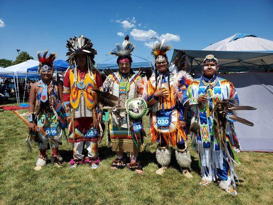 Grand Entry about to start the Pow Wow July 22, 2023