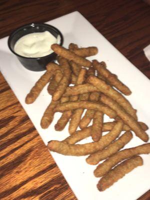 Fried green beans