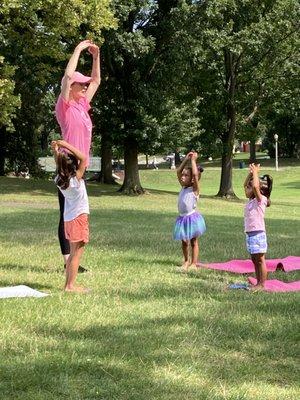 We love summer fairs and classes in the park! Reach out of you need an activity at your event!