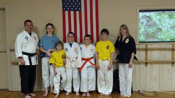 New Belt Ranks!  Congratulations!