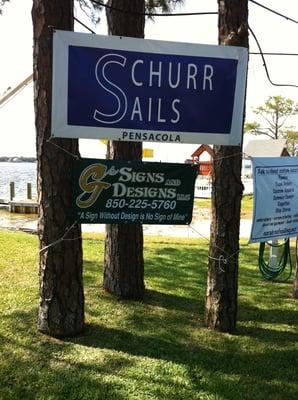 banner at Yacht Club