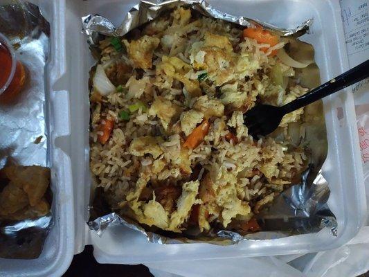 Crabmeat fried rice