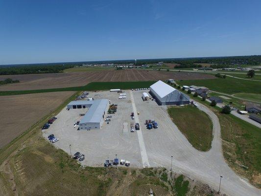 Aerial view of the South Central FS Vandalia Location