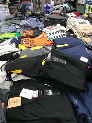 Lots of clothing