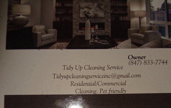 Tidy Up Cleaning Service