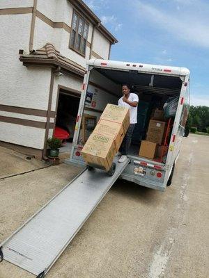 Loading truck