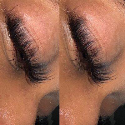 Volume lash extensions