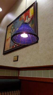 Beaded lampshade