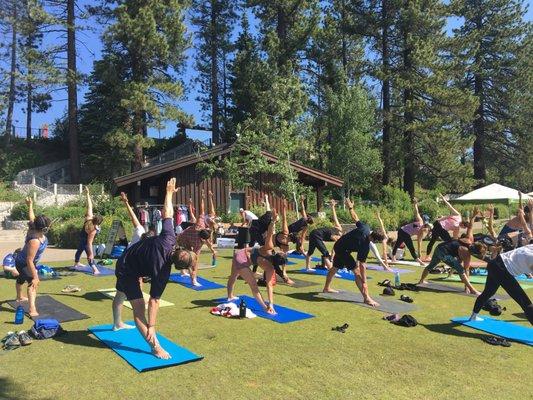 Silent Disco Yoga Tahoe | Lake Tahoe's Best Outdoor Yoga Class