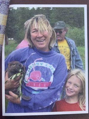 Humanely captured kit under sherri tippie wildlife 2000 permit in 2005 from adjacent snowline lake.  Photo Laurel Higgins Executive Director