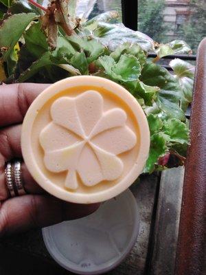 Cocoa and Shea butter soap.