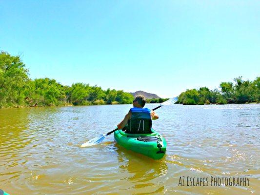 Kayaking on the Salt River