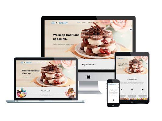 Bakery Website Design Concept