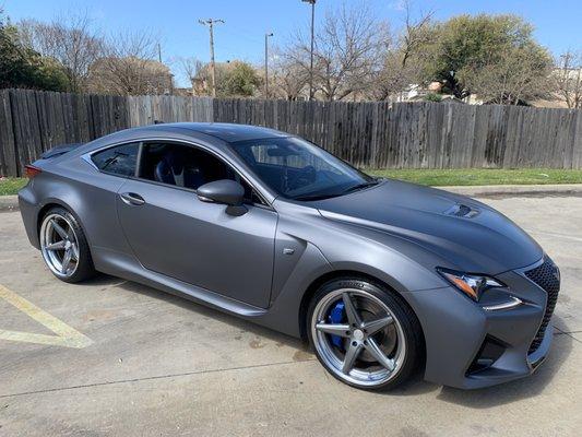 Lexus RCF on Vossen Worxs