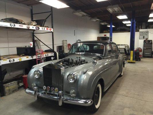 1950s Rolls Royce In for Repairs to the LS engine