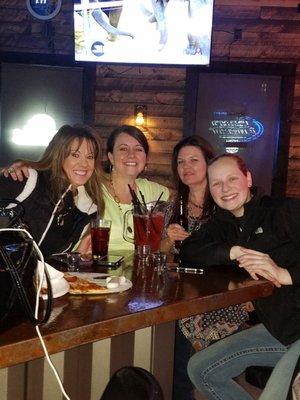 Night out for the lady's at the Golden Spike. Always a good time.