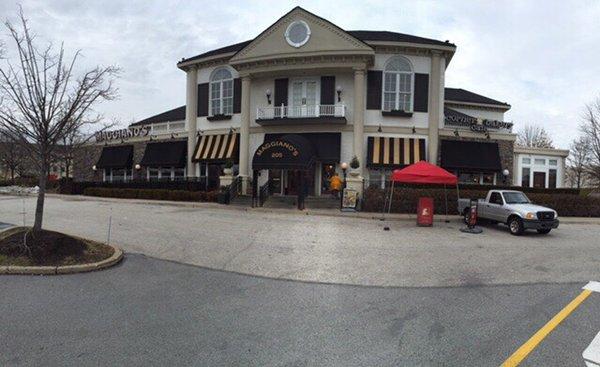 Maggiano's custom awning project