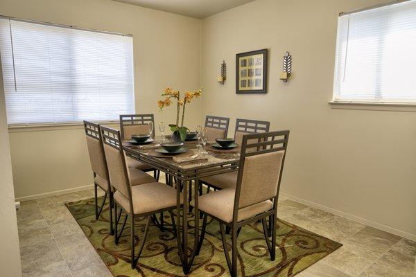 Spacious Dining Area - Gateway Townhomes in Romulus, MI