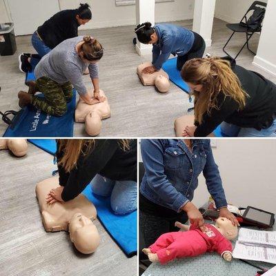 Our Nannies and Caregivers get CPR certified at our office. Our Instructor Guy brings to the table knowledge of years as a field medic.