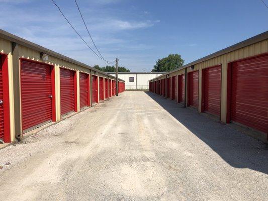 Storage units on Neil Dr.