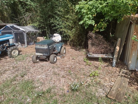 We haul off old/ broken mowers etc