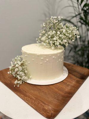 Wedding style cake