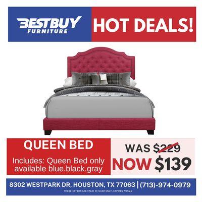 $139.00 Queen Bed