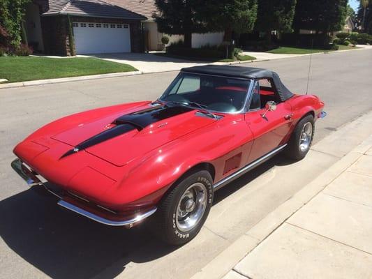 Classic car - 1967 Corvette. Insured by Burns & Whitaker Insurance Services.