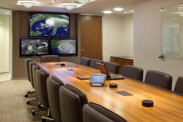 Commercial client conference room.