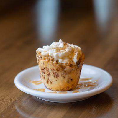 Cinnamon apple crumble cupcake !