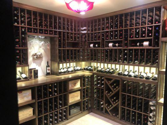 GLR home wine cellar