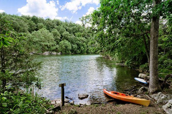 Beaver Lake is amazing! There are also floaties and lake toys that come with the cabin!