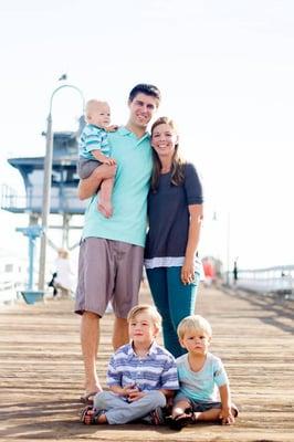 Dr. Thompson and his family.