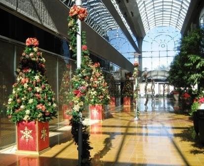 Christmas Decorating Services for Commercial Properties. We design new decorations and update and/or install existing decor.