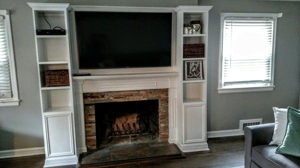 Custom mantel