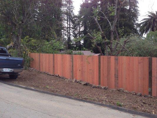 Pool dig out and fence