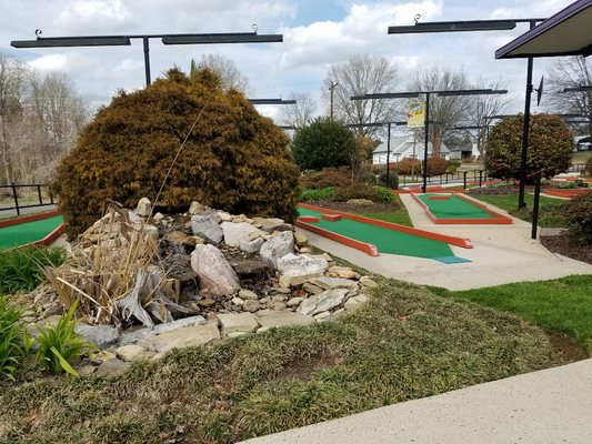 Water feature on the back course #1