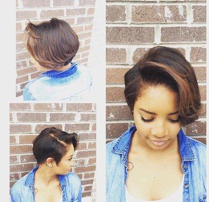 Cut and style package silk press