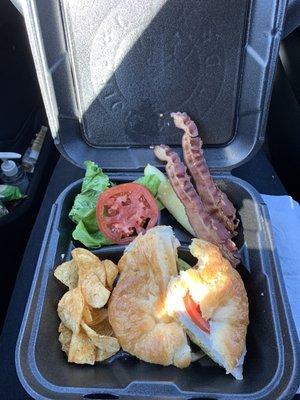 Turkey Club with jalapeño chips.