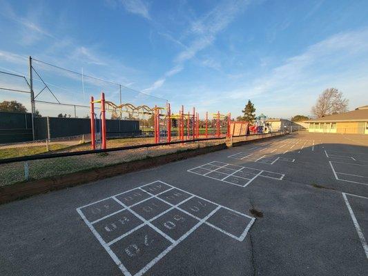 Kid's playground at old Lum School (closed)