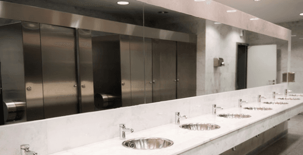 clean mirrors can transform a bathroom!