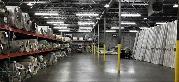 10,000 SF Warehouse of in-stock material